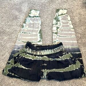 Young fabulous & broke tie dye joggers